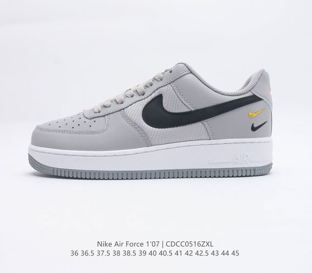 真标 带半码 耐克 Nike Air Force 1 07 Low 空军一号低帮百搭休闲运动板鞋 柔软 弹性十足的缓震性能和出色的中底设计 横跨复古与现代的外