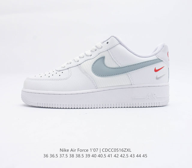 真标 带半码 耐克 Nike Air Force 1 07 Low 空军一号低帮百搭休闲运动板鞋 柔软 弹性十足的缓震性能和出色的中底设计 横跨复古与现代的外