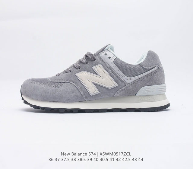 新百伦 NEW BALANCE NB 574系列舒适百搭复古拼接时尚休闲运动鞋 New Balance 的 574 具有识别性和持久流行性 从它作为越野跑和公