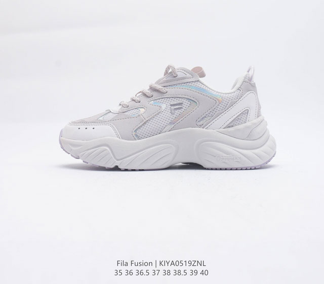 真标 斐乐女鞋 FILA FUSION 意大利百年经典运动品牌 网红单品 小红书推荐爆款 FILA斐乐火星鞋新款厚底增高老爹鞋 复古百搭运动鞋斐乐潮牌文化篮球