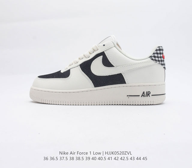 耐克Nike Air Force 1 Low 空军一号低帮百搭休闲运动板鞋 柔软 弹性十足的缓震性能和出色的中底设计 横跨复古与现代的外型结合 造就出风靡全球