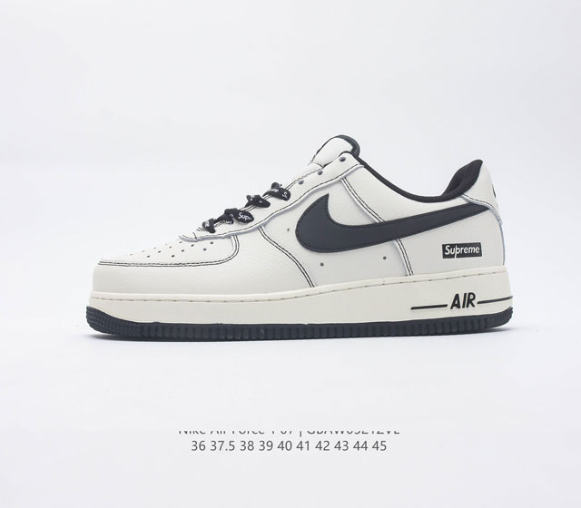 耐克 Nike Air Force 1 07 空军一号低帮百搭休闲运动板鞋 柔软 弹性十足的缓震性能和出色的中底设计 横跨复古与现代的外型结合 造就出风靡全球