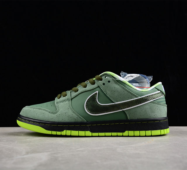 纯原版本 Concepts x Nk Dunk Low Pro SB Green Lobster 全头层绿龙虾 SB低帮运动休闲板鞋 BV1310 337 尺