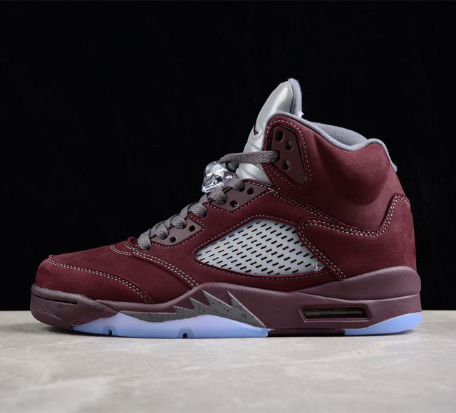 纯原版本 Air Jordan 5 Burgundy AJ5 乔5勃艮第 酒红色 DZ4131 600 尺码 40 40.5 41 42 42.5 43 44