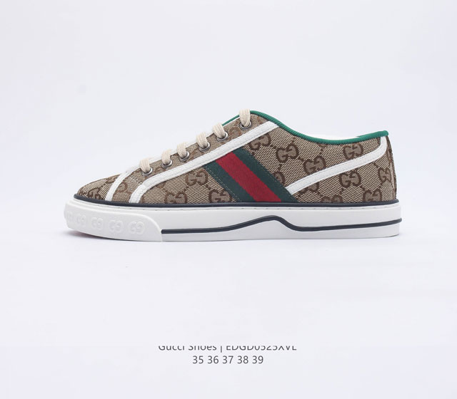 Gucci 古驰 Tennis 1977系列 低帮休闲板鞋 官方同步新配色 独家首发 市售最高版本 原鞋开发 全套专柜包装物及配件 尺码 35 39 37 3