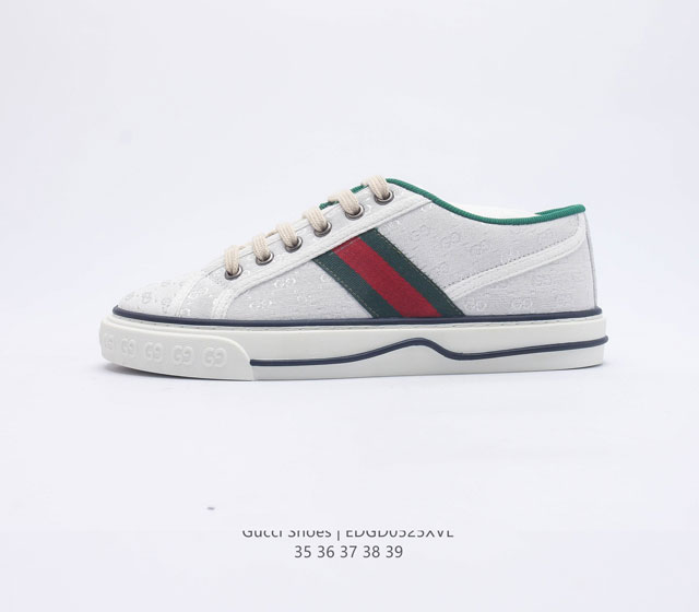 Gucci 古驰 Tennis 1977系列 低帮休闲板鞋 官方同步新配色 独家首发 市售最高版本 原鞋开发 全套专柜包装物及配件 尺码 35 39 37 3 - 点击图像关闭