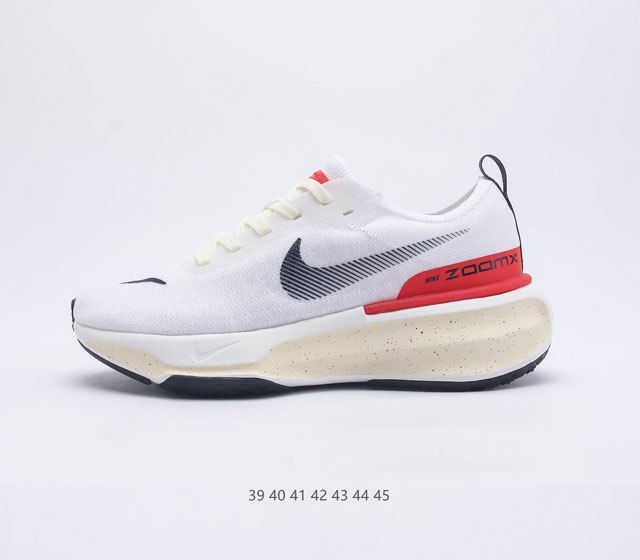 公司级耐克NIKE ZOOMX INVINCIBLE RUN FK3 短跑马拉松系带系列轻量休闲运动慢跑鞋 货号 DR2615-101 尺码 39-45 编码