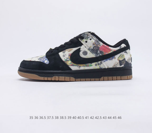 耐克Nike SB Dunk Low Pro PRM 采用触感柔软的材质 并搭配活力十足的颜色 营造出满满的吸睛效果 货号 DV5429-600 尺码 35-