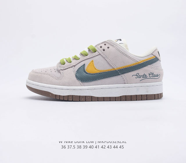 真标 耐克 Nike Dunk Low 运动鞋复古板鞋 尽情迈步 彰显个性风采 采用柔软皮革鞋面 经久耐穿 塑就如元年款 Dunk 般的复古质感 全掌型橡胶外