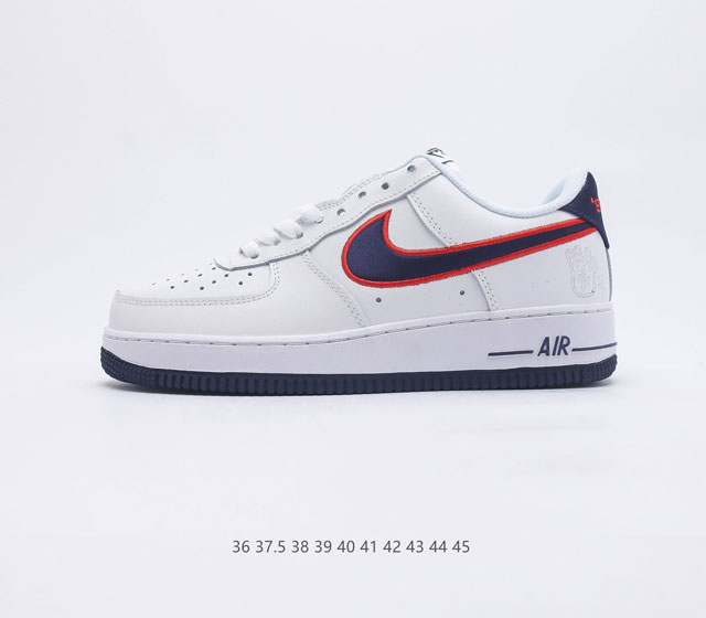 耐克 Nike Air Force07 空军一号低帮百搭休闲运动板鞋 柔软 弹性十足的缓震性能和出色的中底设计 横跨复古与现代的外型结合 造就出风靡全球三十多