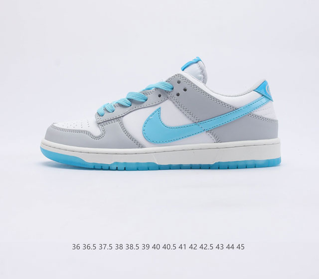 公司级 耐克Nike SB Dunk Low Pro QS 复古低帮休闲运动滑板板鞋 采用脚感柔软舒适ZoomAir气垫 有效吸收滑板等极限运动在落地时带来的