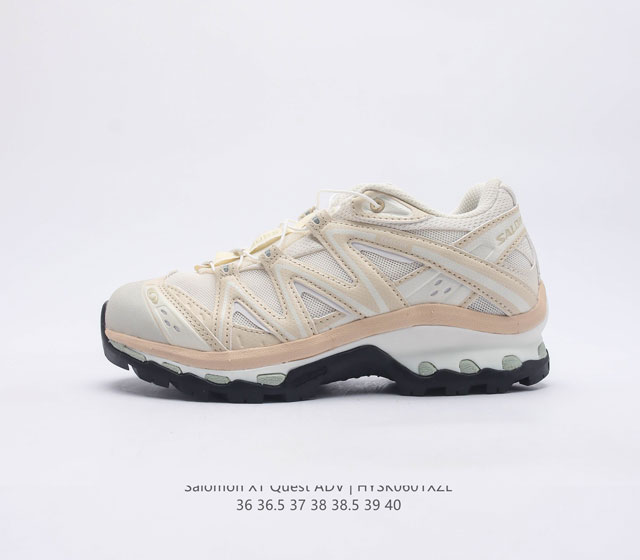 公司级法国户外品牌-萨洛蒙 Salomon XT-Quest ADV Milky White XT 探索者 公司级版本 潮流越野机能户外休闲运动跑步鞋 采用透