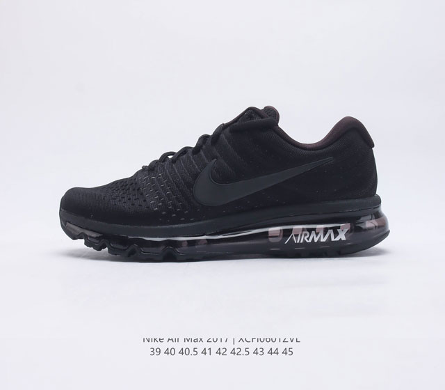 NIKE 耐克 Air Max 2017 男士跑鞋全掌气垫缓震休闲运动跑步鞋 NikeAir Max2017是Nike Air Max系列的2017年旗舰款跑