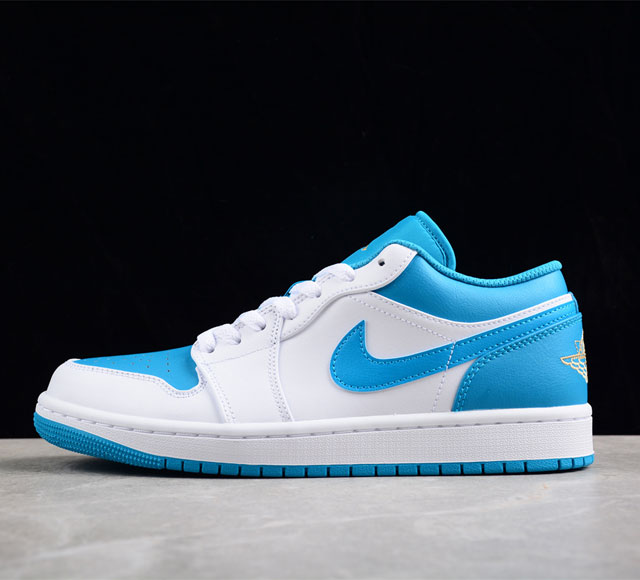 CJ版纯原 Air JordanLow Aquatone AJ1 乔1蓝白 低帮文化篮球鞋 553558-174 尺码 40 40.5 41 42 42.5