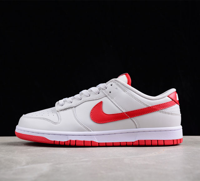 Nike Dunk Low Picante Red 灰红 SB低帮运动休闲板鞋货号 FJ0382-011 尺码 36 36.5 37.5 38 38.5 39