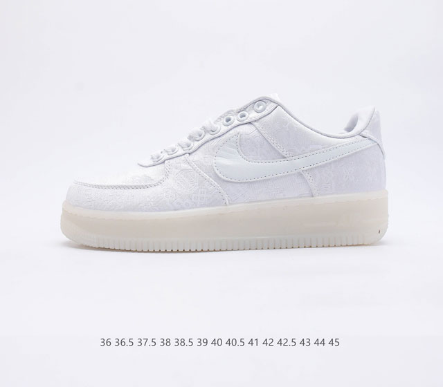 耐克 空军一号 AF1运动板鞋 陈冠希凝结集团CLOT x 藤原浩闪电Fragment Design x Nike Air Force 1 JT Premiu