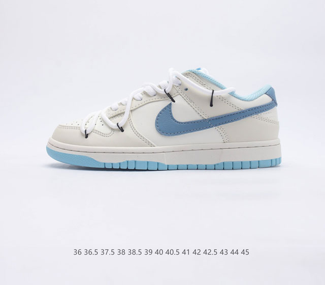 头层皮 耐克 SB 系列 Nike Dunk Low 运动鞋复古解构绑带板鞋 作为 80 年代经典篮球鞋款 起初专为硬木球场打造 后来成为席卷街头的时尚标杆