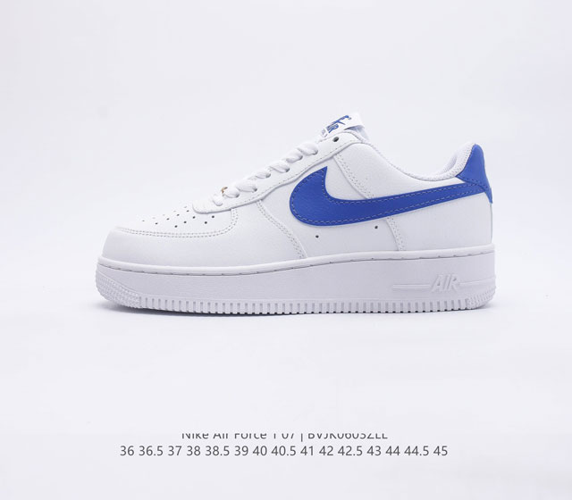 头层皮 耐克 Nike Air Force 1 Low 空军一号 AF1 低帮百搭休闲运动板鞋 头层荔枝纹皮革鞋面 柔软 弹性十足的缓震性能和出色的中底设计