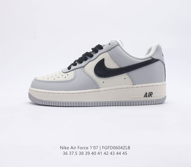 耐克Nike Air Force 1 Low 空军一号 AF1 低帮百搭休闲运动板鞋 柔软 弹性十足的缓震性能和出色的中底设计 横跨复古与现代的外型结合 造就