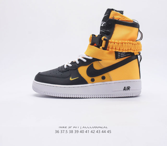 Nike Air Force 1 AF1 SF Special Forces 机能空军一号经典款运动鞋时尚复古高帮靴潮流战靴男女款高帮板鞋 货号 864024