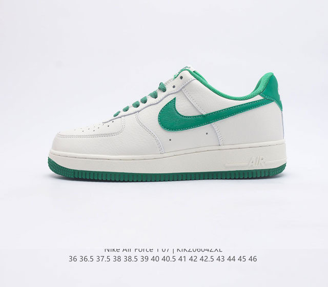 耐克Nike Air Force 1 Low 空军一号 AF1 低帮百搭休闲运动板鞋 柔软 弹性十足的缓震性能和出色的中底设计 横跨复古与现代的外型结合 造就