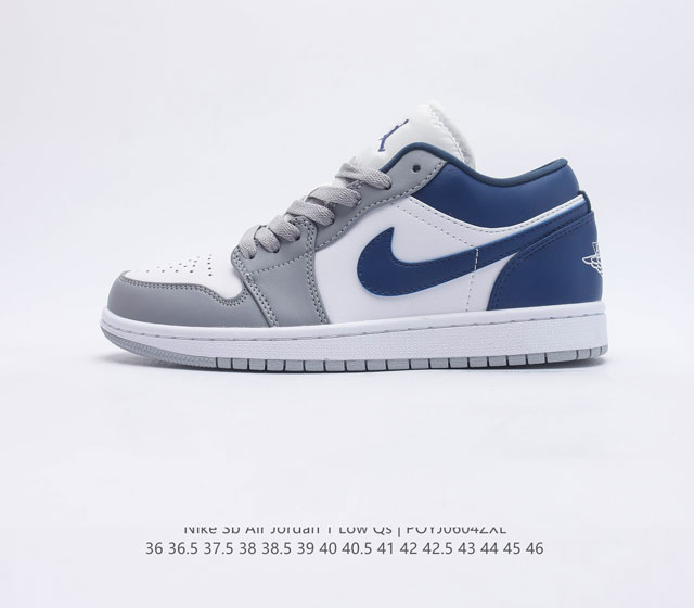 头层皮 耐克 Nike SB x Air Jordan 1 Low 低帮休闲运动板鞋 AJ.乔丹一代 1代 乔1 联名 这双鞋可不仅仅是一双Air Jorda