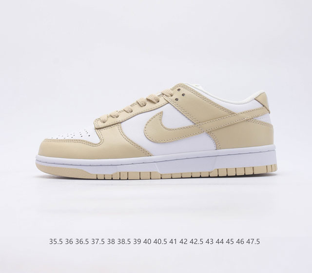 耐克Nike SB 系列 Dunk Low Pro 复古低帮休闲运动滑板板鞋 采用脚感柔软舒适ZoomAir气垫 有效吸收滑板等极限运动在落地时带来的冲击力