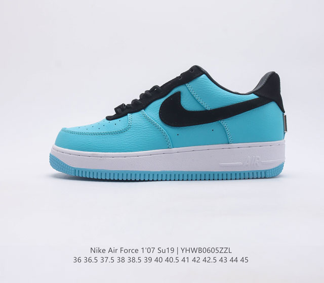 耐克 Nike Air Force 1 07 SU19 空军一号 AF1百搭休闲运动板鞋 柔软 弹性十足的缓震性能和出色的中底设计 横跨复古与现代的外型结合