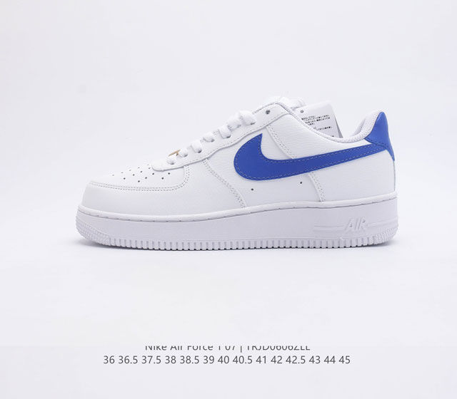 耐克Nike Air Force 1 Low 空军一号 AF1 低帮百搭休闲运动板鞋 柔软 弹性十足的缓震性能和出色的中底设计 横跨复古与现代的外型结合 造就