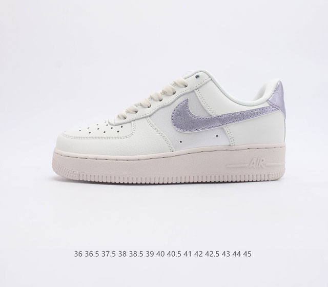 耐克Nike Air Force 1 Low 空军一号 AF1 低帮百搭休闲运动板鞋 柔软 弹性十足的缓震性能和出色的中底设计 横跨复古与现代的外型结合 造就