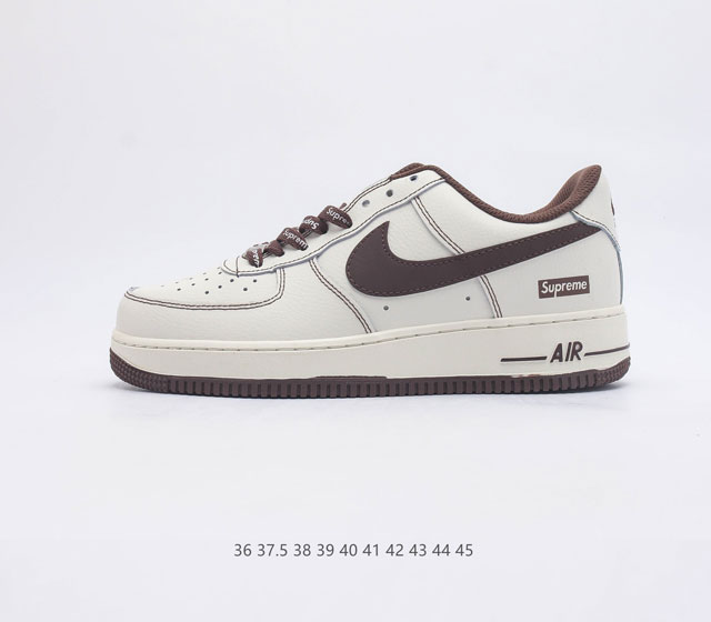 耐克Nike Air Force 1 Low 空军一号 AF1 低帮百搭休闲运动板鞋 柔软 弹性十足的缓震性能和出色的中底设计 横跨复古与现代的外型结合 造就