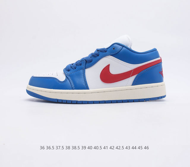 耐克 Nike 乔丹 Air Jordan 1 Low AJ1 乔1 乔丹一代 1代 低帮复古文化休闲运动篮球鞋 1985 年面世的元年款汲取设计灵感 采用简