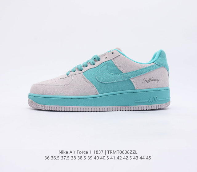 联名蒂芙尼Tiffany Co. x Nike Air Force 1 Low SP 1837 空军一号 AF1 经典低帮百搭休闲运动板鞋 联名蒂芙尼蓝 货号