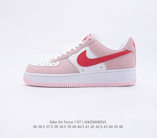 头层皮含气垫 耐克 Nike Air Force 1 07 空军一号 AF 1 低帮百搭休闲运动板鞋 柔软 弹性十足的缓震性能和出色的中底设计 横跨复古与现代