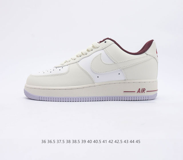 耐克Nike Air Force 1 Low 空军一号低帮百搭休闲运动板鞋 柔软 弹性十足的缓震性能和出色的中底设计 横跨复古与现代的外型结合 造就出风靡全球