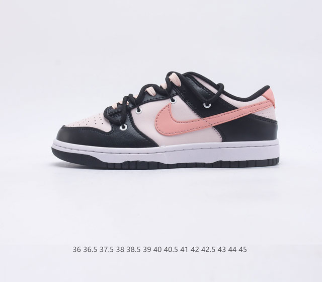 耐克 SB 系列 Nike Dunk Low 运动鞋复古解构绑带板鞋 作为 80 年代经典篮球鞋款 起初专为硬木球场打造 后来成为席卷街头的时尚标杆 现以经典