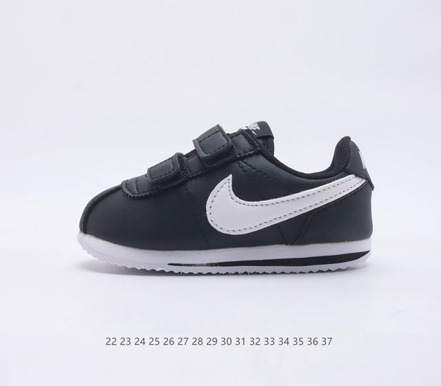 耐克 NIKE 婴童运动休闲鞋 Nike Cortez Basic SL TDV 阿甘 轻便百搭复古休闲运动跑鞋童鞋 Nike Cortez 是 Nike 在