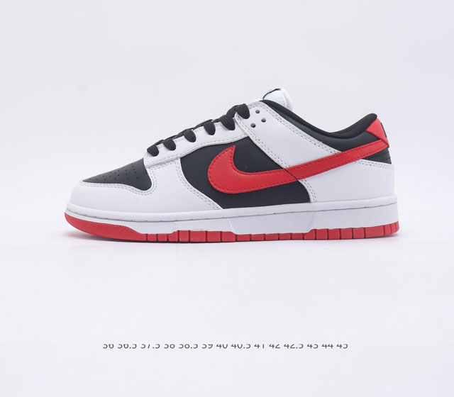 公司级 头层皮 耐克 Nike Dunk Low Retro 运动鞋复古解构绑带板鞋 作为 80 年代经典篮球鞋款 起初专为硬木球场打造 后来成为席卷街头的时