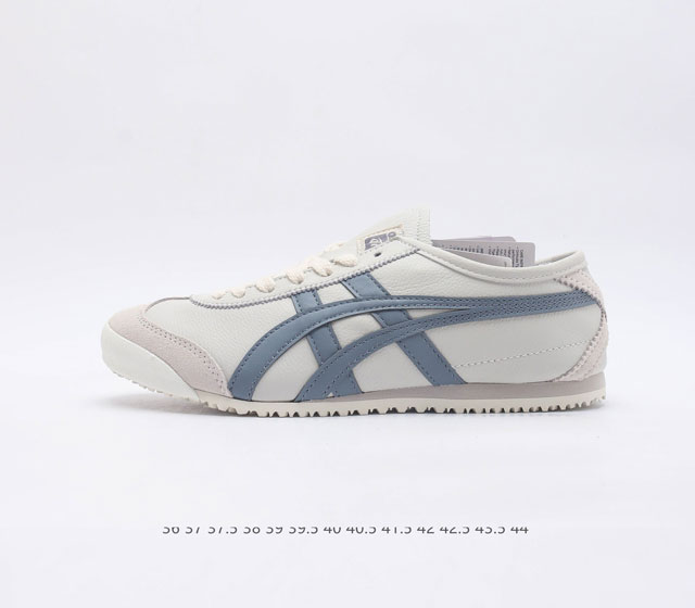 Asics 亚瑟士 男女鞋真标半码制 日产经典老牌-鬼塚虎 Onitsuka Tiger Mexico 66经典墨西哥系列复古经典百搭板鞋休闲运动鞋慢跑鞋 采用