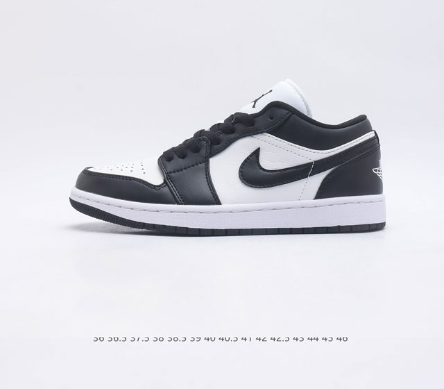 特价头层皮 耐克 Nike 乔丹 Air Jordan 1 Low AJ1 乔1 乔丹一代 1代 低帮复古文化休闲运动篮球鞋 1985 年面世的元年款汲取设计