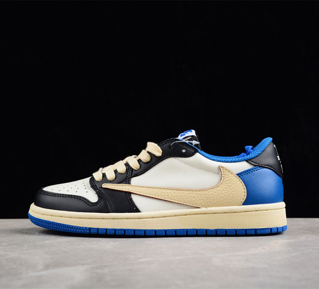 性价版 Travis Scott x Air Jordan 1 Low OG AJ1 乔1闪电倒勾低帮 DM7866-140 尺码 36 36.5 37.5