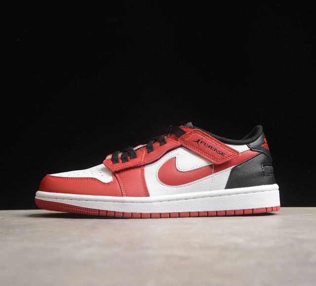 Air Jordan 1 Low FlyEase Gym Red AJ1 乔1芝加哥红 全新低帮篮球鞋 DM1206-163 Size 36 36.5 37.