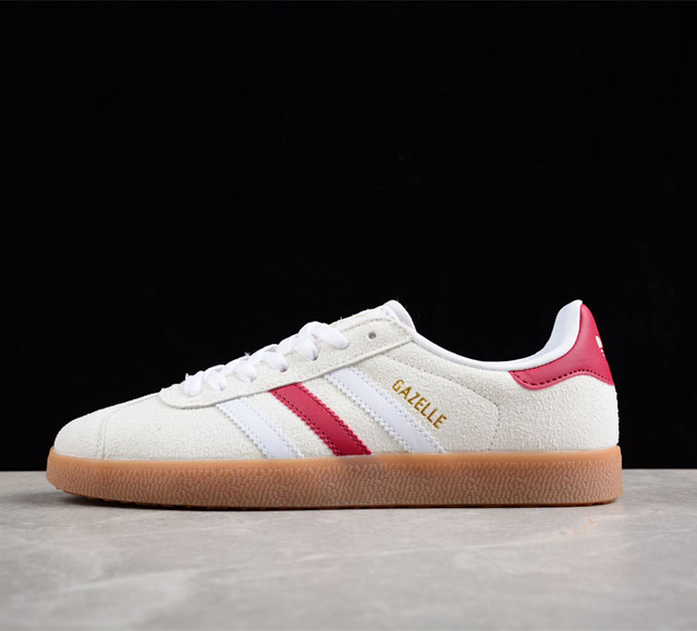 Adidas Originals Gazelle 浅粉 低帮复古百搭休闲运动板鞋货号 IG0672 尺码 36 36. 5 37 38 38. 5 39 40