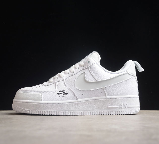 Nk Air Force 1 Premium Shadow Grey 空军一号全白配色侧面Logo3M反光低帮板鞋 CV3039-100 打造纯正空军版型#专