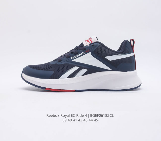 Reebok 锐步 运动板鞋经典ROYAL EC RIDE 4男士低帮运动低帮复古休闲运动鞋 这款运动鞋的设计灵感源自经典跑鞋 采用抢眼的配色 搭配几