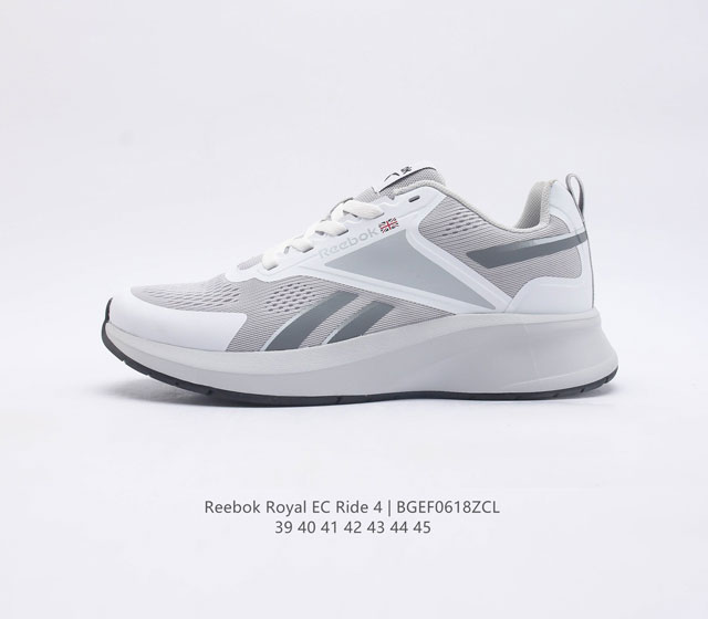 Reebok 锐步 运动板鞋经典ROYAL EC RIDE 4男士低帮运动低帮复古休闲运动鞋 这款运动鞋的设计灵感源自经典跑鞋 采用抢眼的配色 搭配几