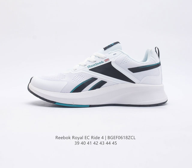 Reebok 锐步 运动板鞋经典ROYAL EC RIDE 4男士低帮运动低帮复古休闲运动鞋 这款运动鞋的设计灵感源自经典跑鞋 采用抢眼的配色 搭配几