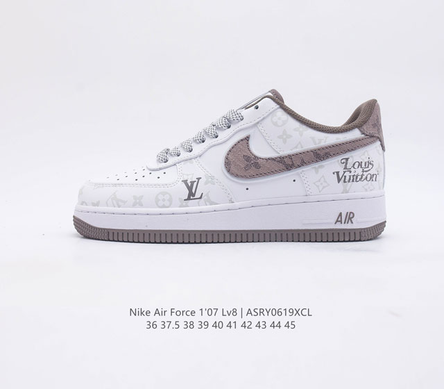 耐克 Nike Air Force 1 LV8 系列 空军一号 AF1 运动鞋 设计灵感源自摔跤运动 助你发挥天赋 震撼全场 华丽设计搭配优质皮革面