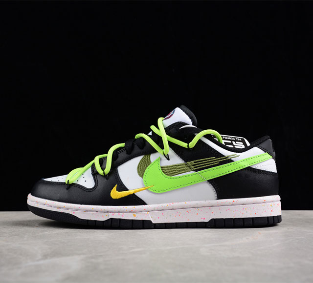 Nk Dunk Low Multi Color 活力三勾 定制版解构绑带休闲板鞋 FD4623-134 尺码 36 36.5 37.5 38 38.5 3