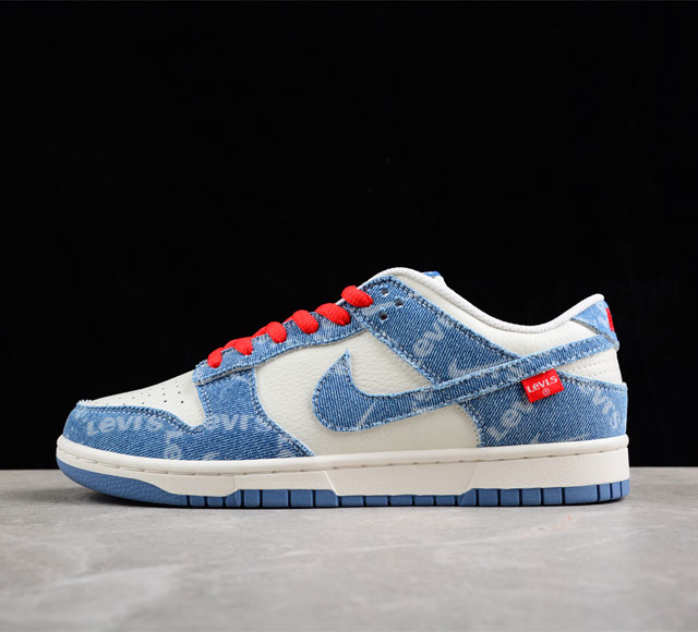 Nk SB Dunk Low Levis 牛仔英文 低帮休闲板鞋 LE0021-002 尺码 36 36.5 37.5 38 38.5 39 40 40.